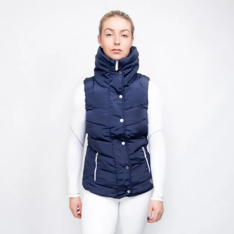 Coldstream Kimmerston Quilted Gilet in Navy-5